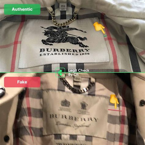 spot fake burberry